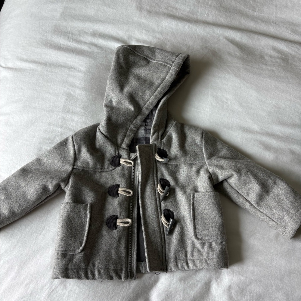 F&F Kids Gray Toggle baby Jacket 12-18 months